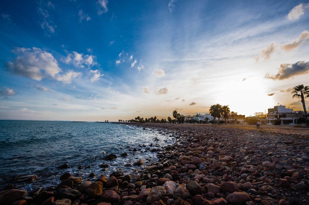 mental health, communion, the sunset, nature, beach, yet, night, stones