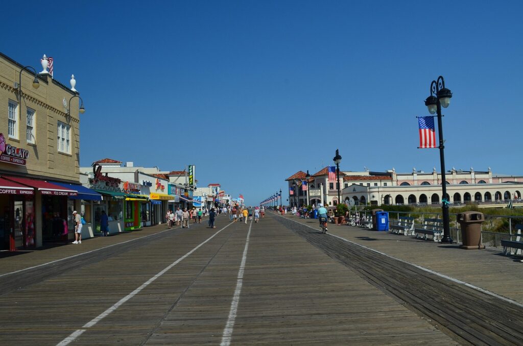 boardwalk, nature, ocean city, beach, ocean, new jersey, coastal, coastline, blue news