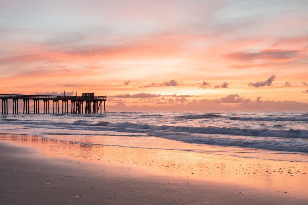 beach, sunrise, beautiful wallpaper, wallpaper, background, nature background, full hd wallpaper, pier, wallpaper 4k, free wallpaper, free background, fishing pier, waves, 4k wallpaper 1920x1080, cool backgrounds, sand, hd wallpaper, nature, 4k wallpaper, ocean, beautiful nature, avalon, new jersey, desktop backgrounds, nature wallpaper, wallpaper hd, mac wallpaper, jersey shore, windows wallpaper, laptop wallpaper, beautiful, surf