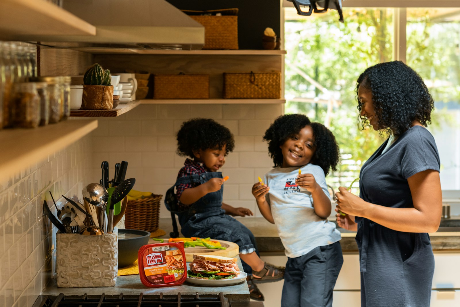 woman in white t-shirt standing beside woman in black and white stripe shirt family issues
