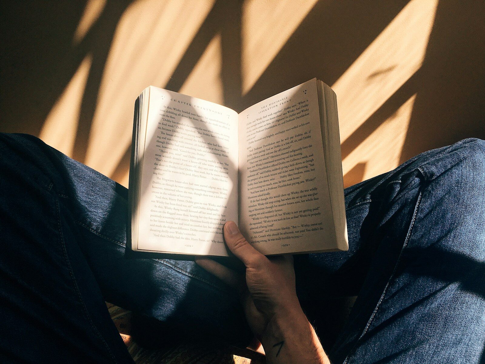 person holding book sitting on brown surface The 25 Best Mental Health Books for Thoughtful Professionals